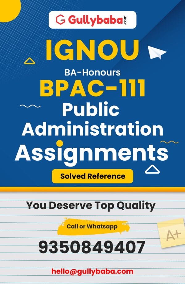 BPAC-111 Assignment