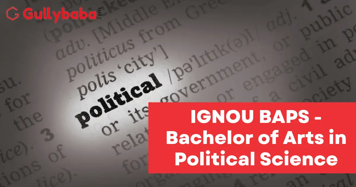 Bachelor of Arts in Political Science Course Highlights