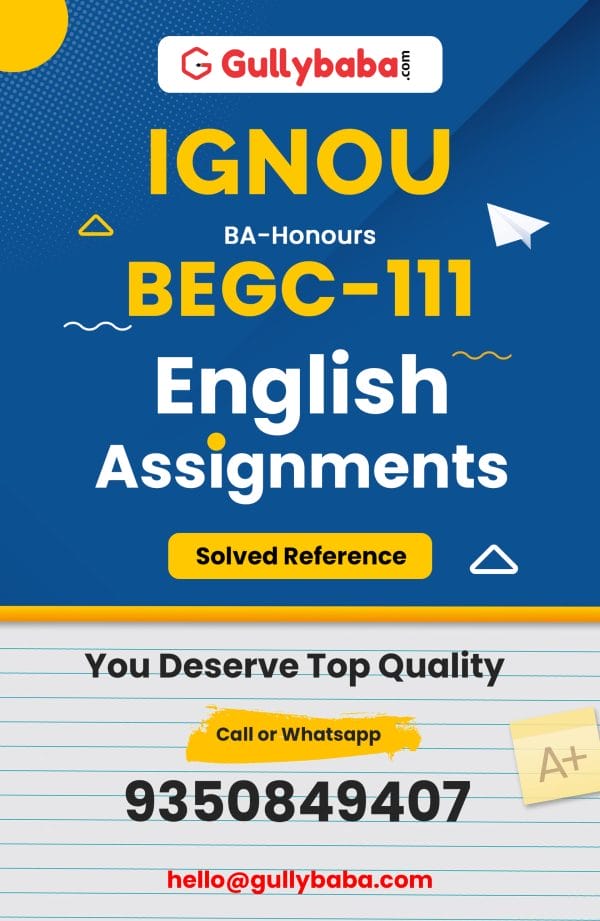 BEGC-111 Assignment