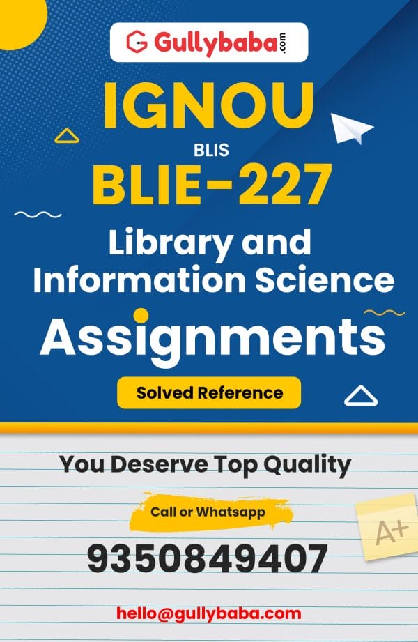 BLIE-227 Assignment