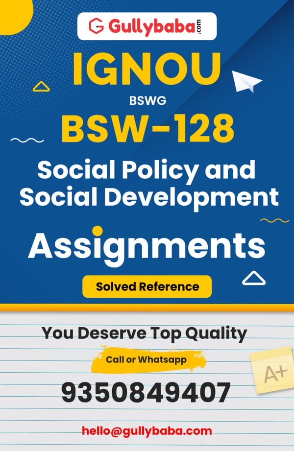 BSW-128 Assignment