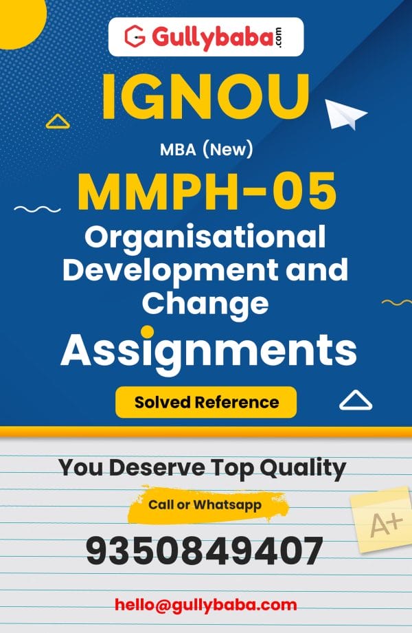 MMPH-05 Assignment