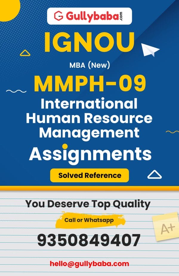 MMPH-09 Assignment