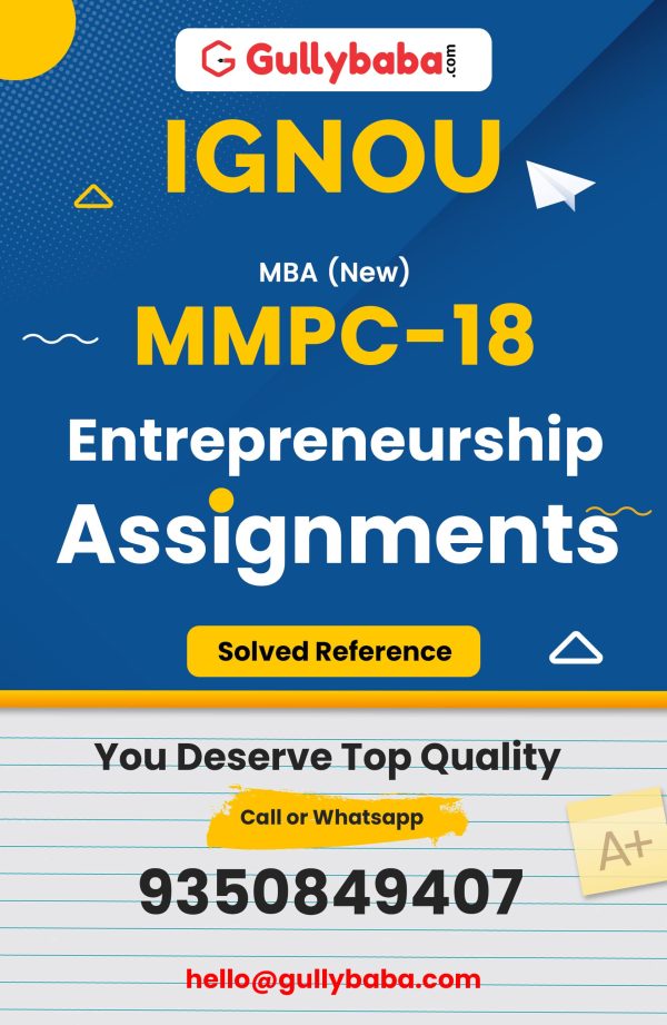 MMPC-18 Assignment