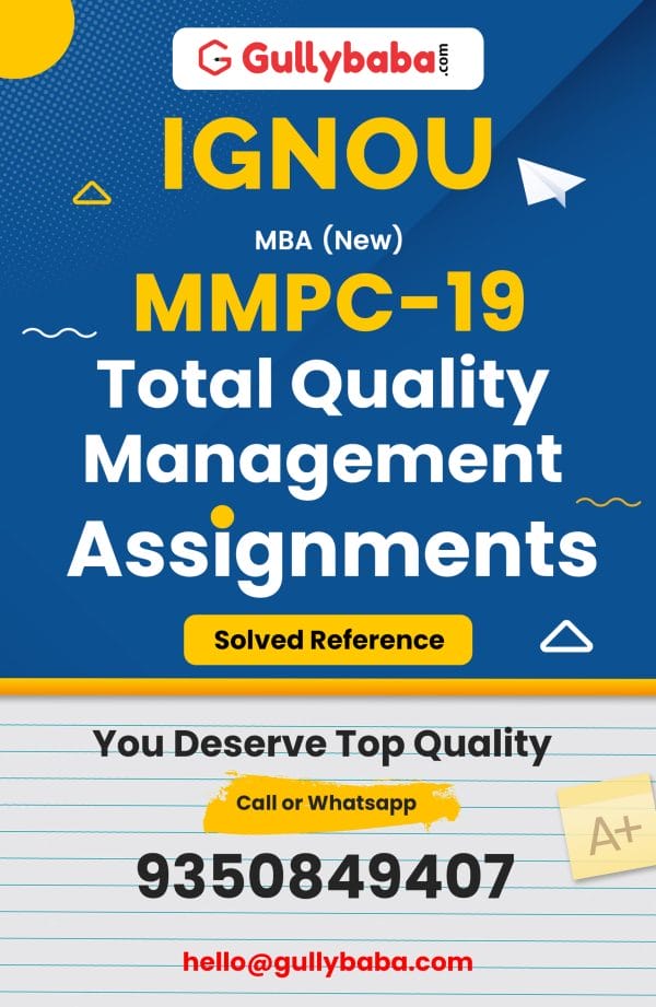 MMPC-19 Assignment
