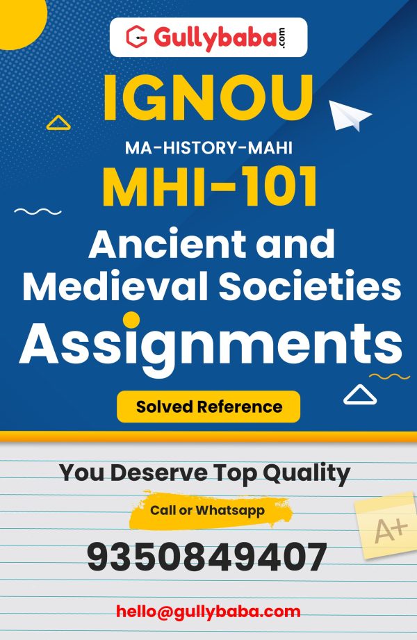 MHI-101 Assignment