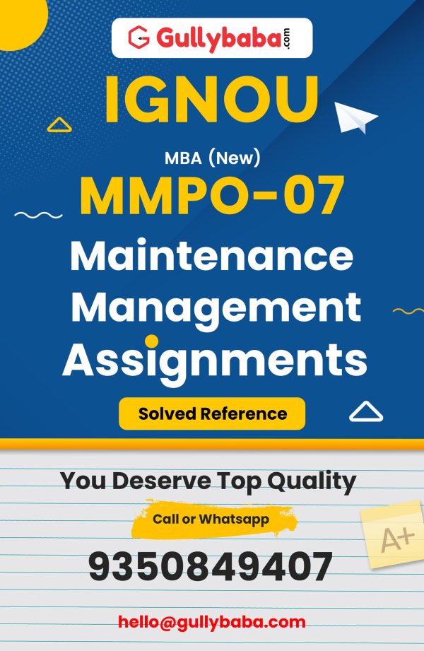 MMPO-07 Assignment