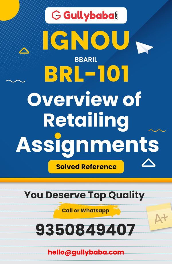 BRL-101 Assignment