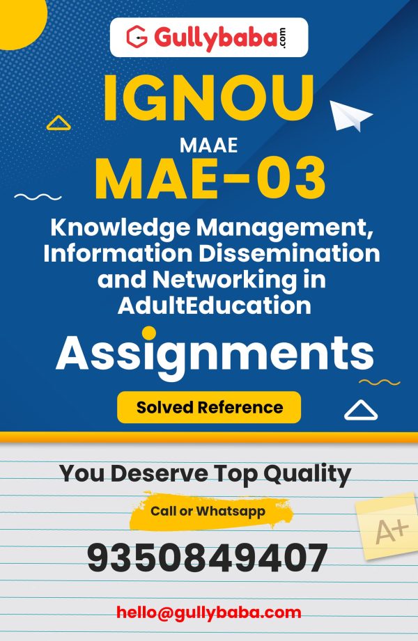 MAE-03 Assignment