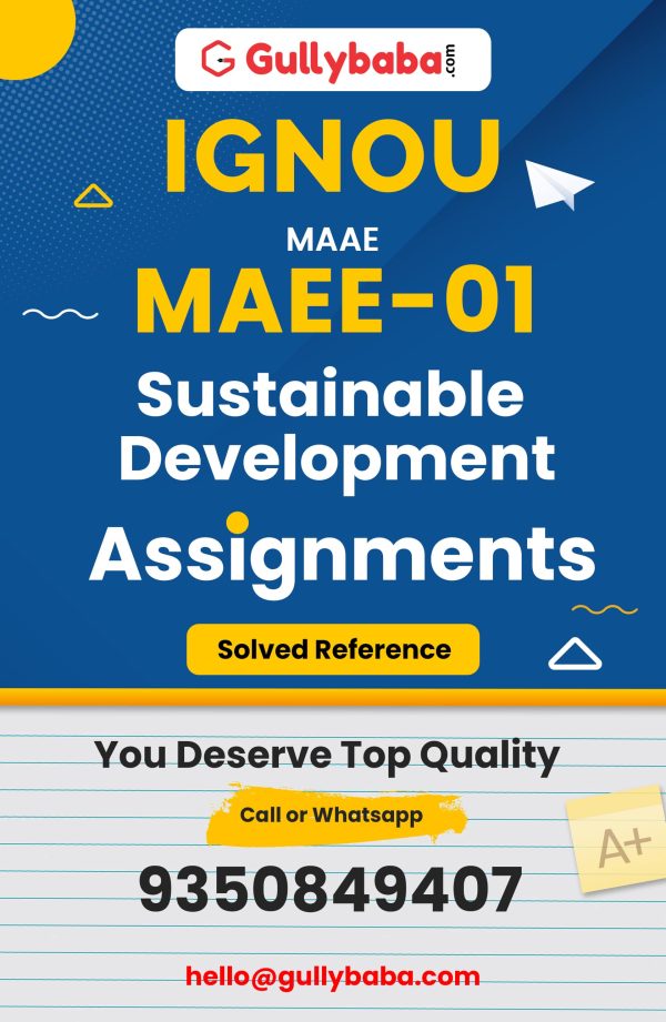 MAEE-01 Assignment