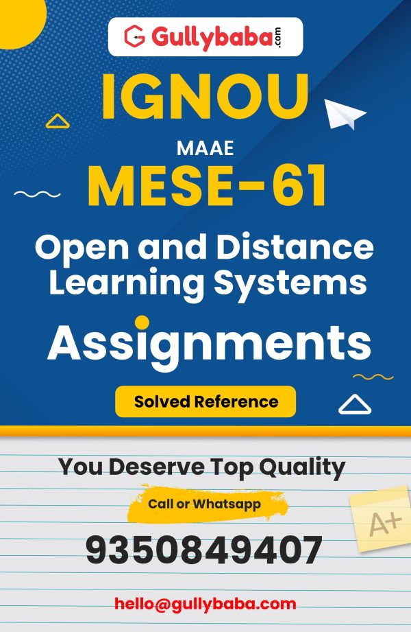 MESE-61 Assignment