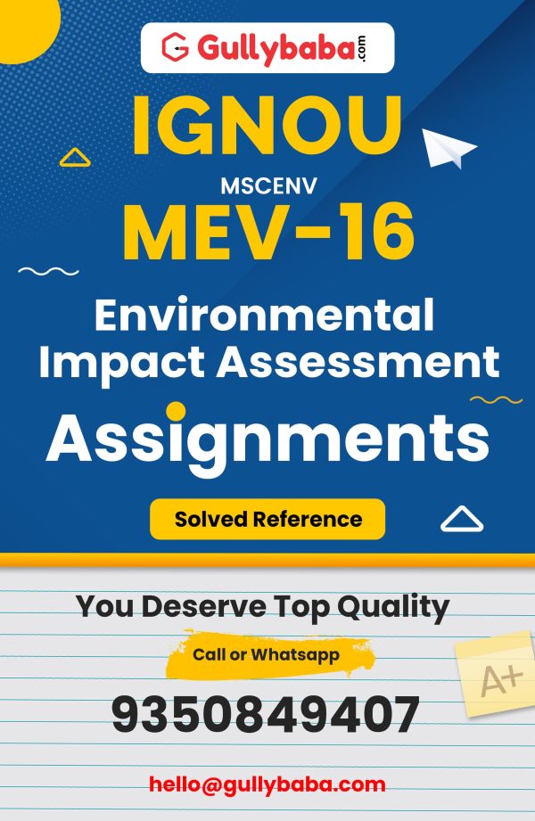 MEV-16 Assignment