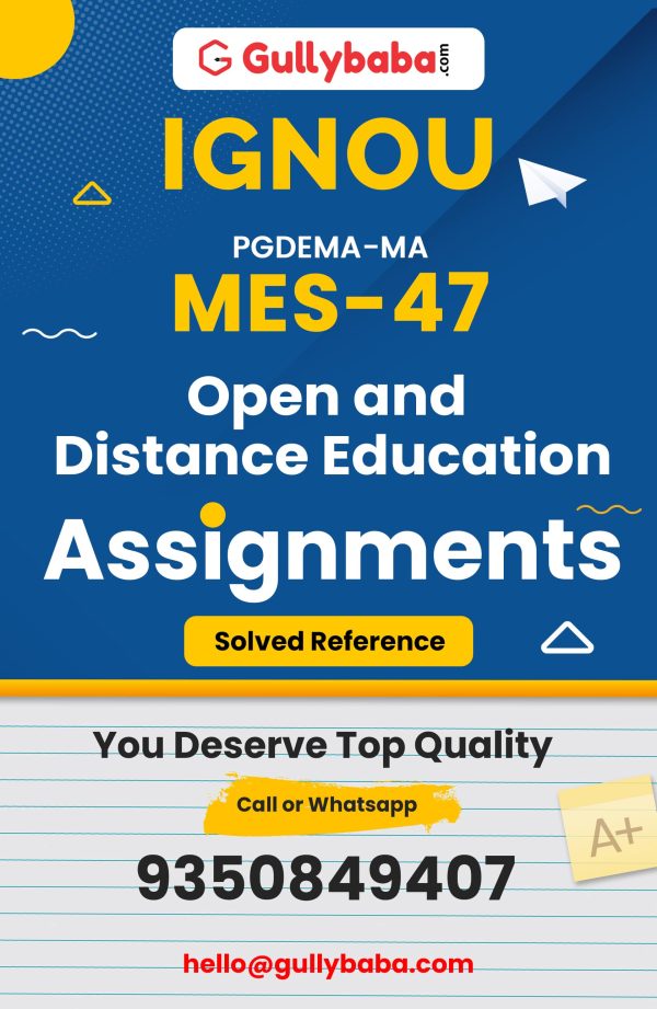 MES-47 Assignment