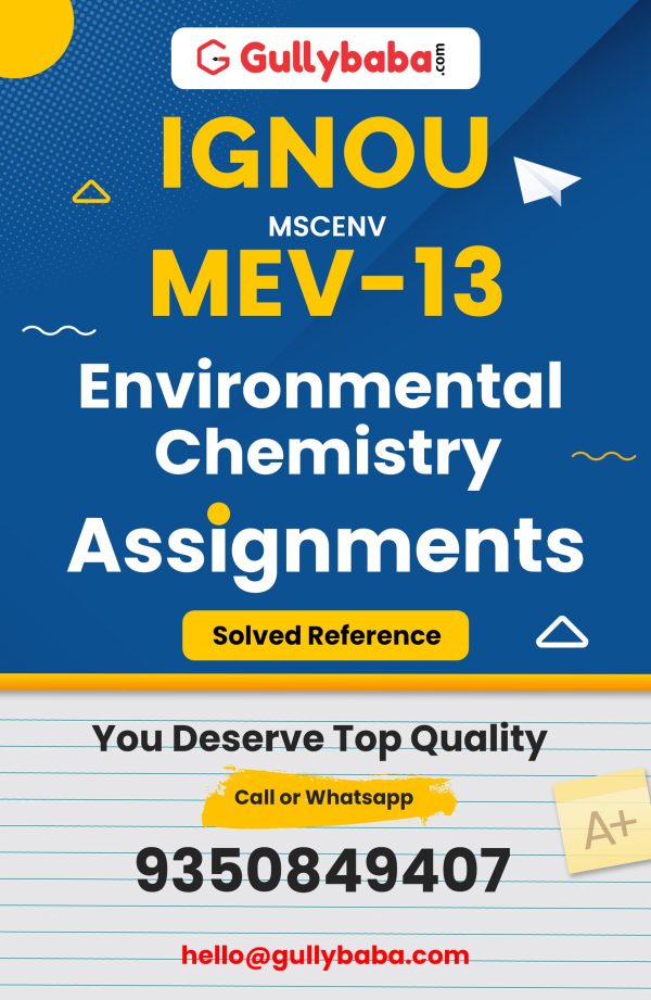MEV-13 Assignment