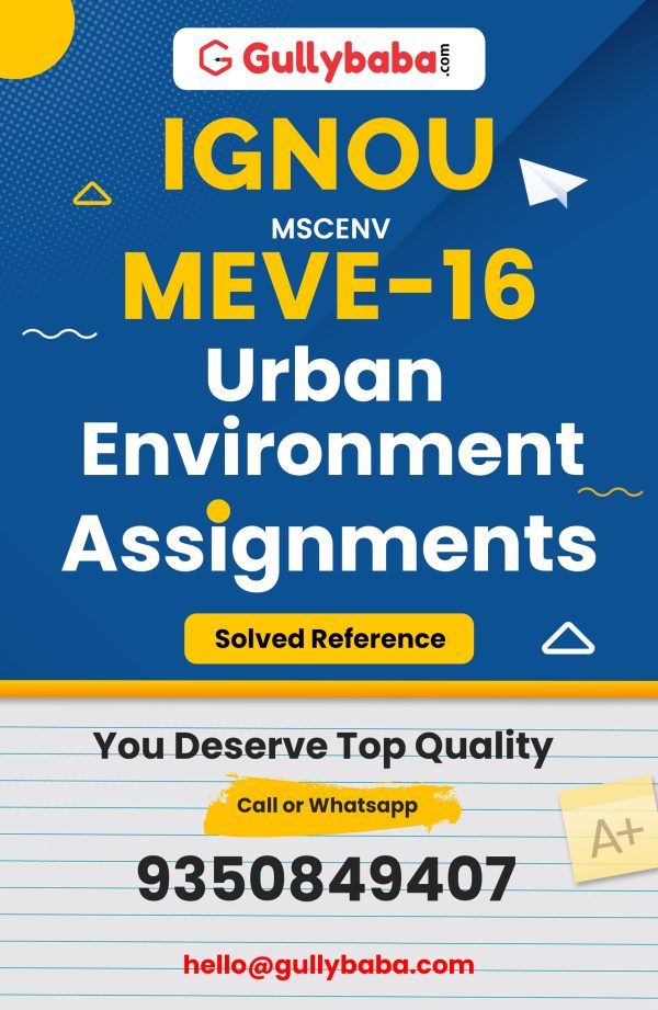 MEVE-16 Assignment