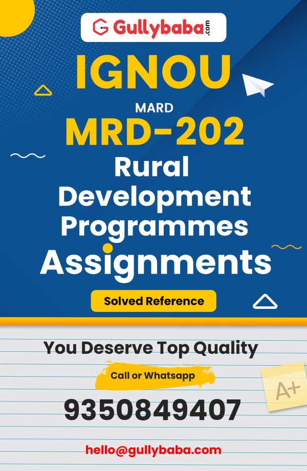 MRD-202 Assignment
