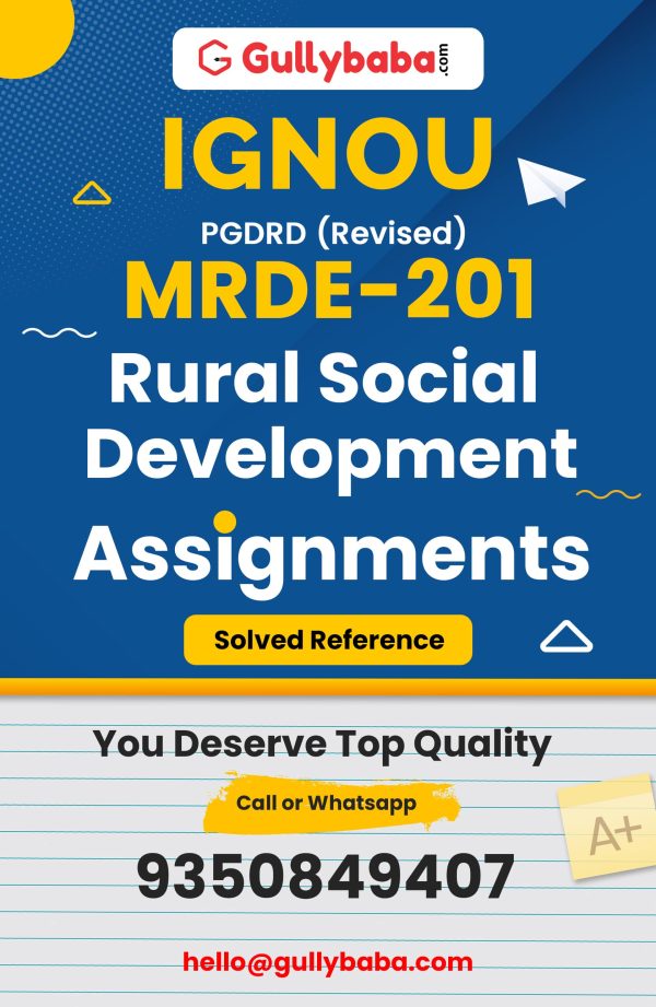 MRDE-201 Assignment