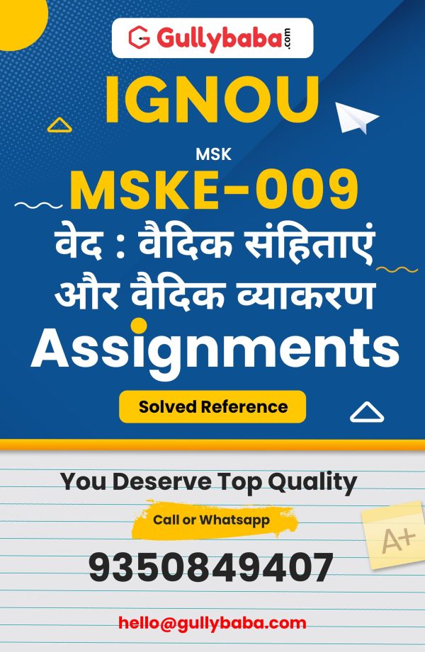 MSKE-09 Assignment