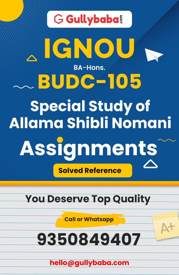 BUDC-105 Assignment