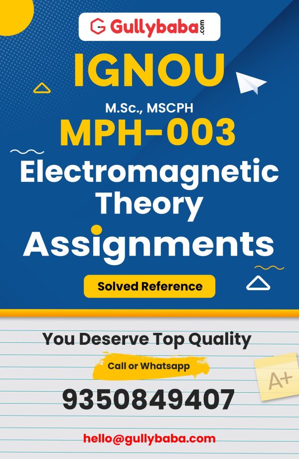 MPH-03 Assignment