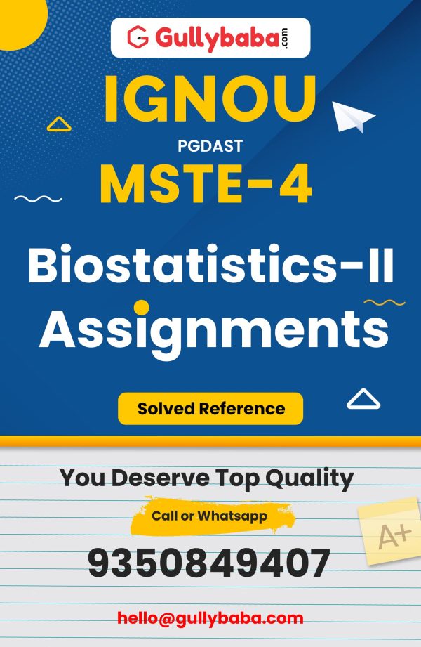 MSTE-04 Assignment