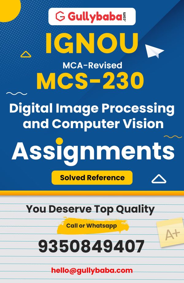 MCS-230 Assignment