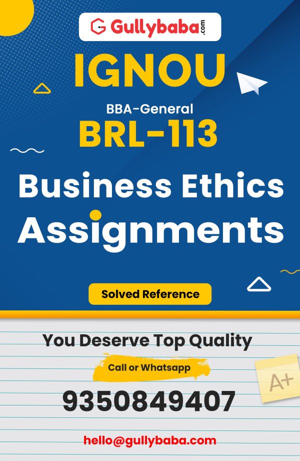 BRL-113 Assignment
