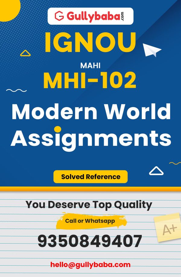 MHI-102 Assignment