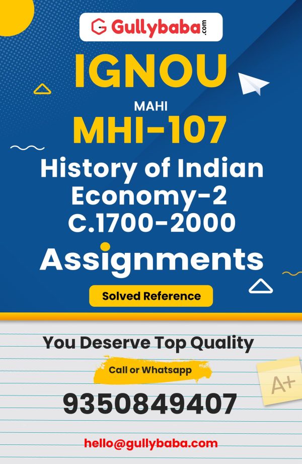 MHI-107 Assignment