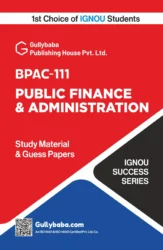 Public Finance and Administration