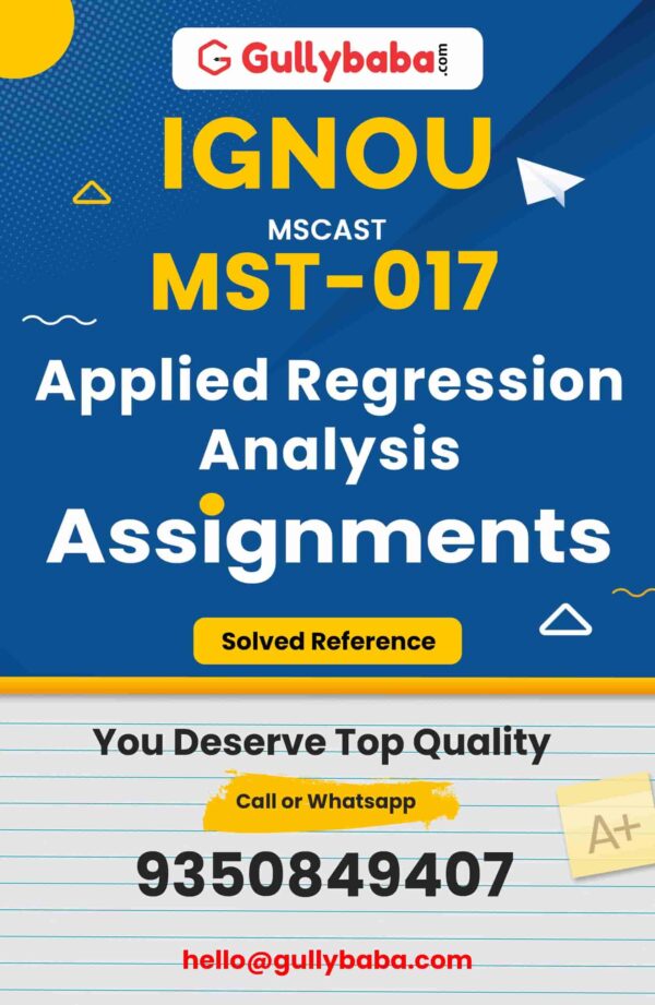 MST-17 Assignment