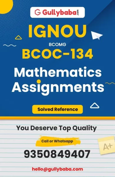 Assignment-BCOC-134