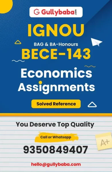 IGNOU BECE-143 Solved Assignment