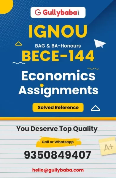 IGNOU BECE-144 Solved Assignment