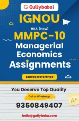 IGNOU MMPC-10 Solved Assignment