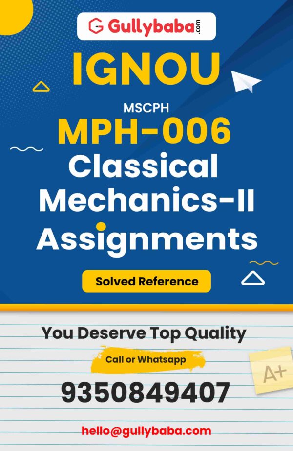 MPH-06 Assignment