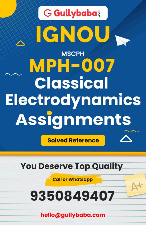 MPH-07 Assignment