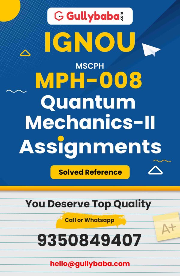 MPH-08 Assignment
