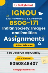 IGNOU BSOG-171 Solved Assignment