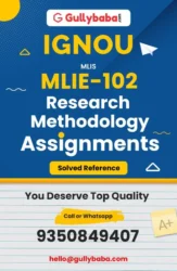 MLIE-102 IGNOU Solved Assignment