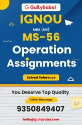 MS-56 IGNOU Solved Assignment
