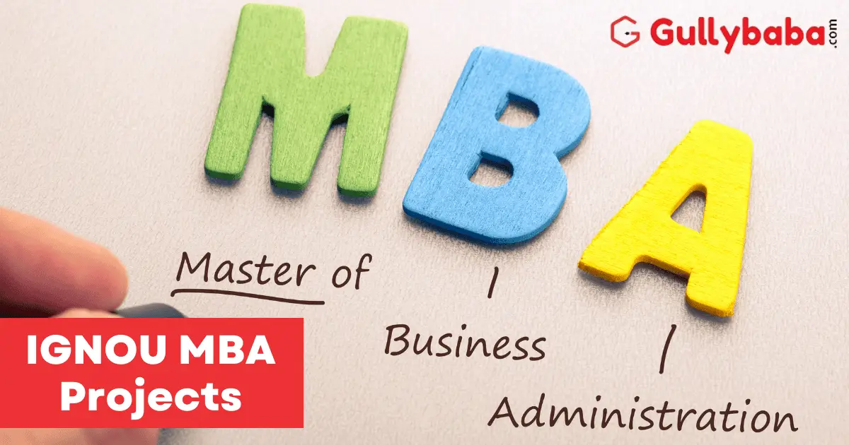 IGNOU-MBA-Projects