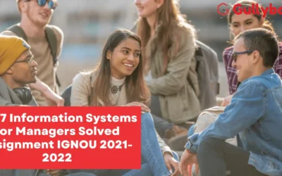 IGNOU MS-7 Information Systems for Managers Solved Assignment 2024