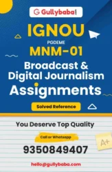 MNM 01 IGNOU Solved Assignment