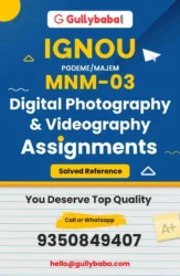 MNM 003 IGNOU Solved Assignment