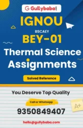 BEY 01 IGNOU Solved Assignment