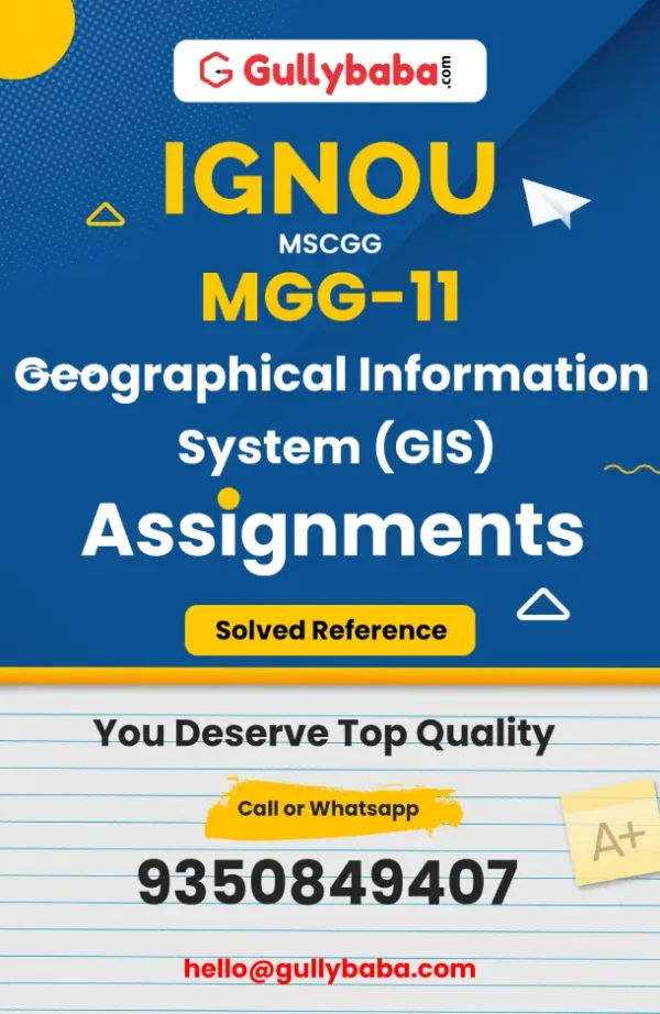 MGG-11 IGNOU Solved Assignments