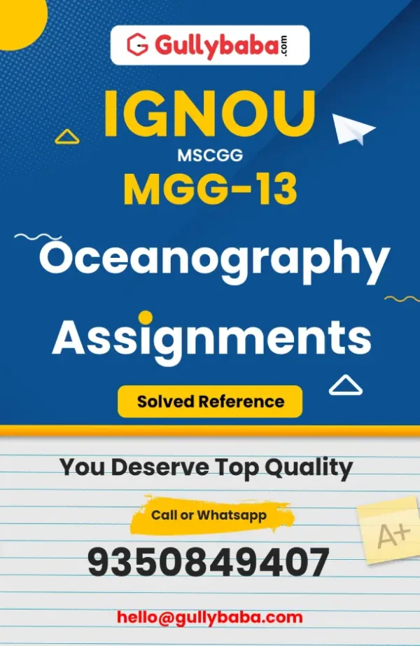 MGG-13 IGNOU Solved Assignments