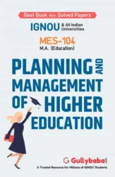 Planning and Management of Higher Education - English