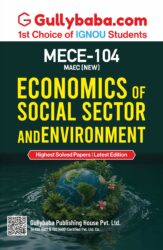 Economics of Social Sector and Environment